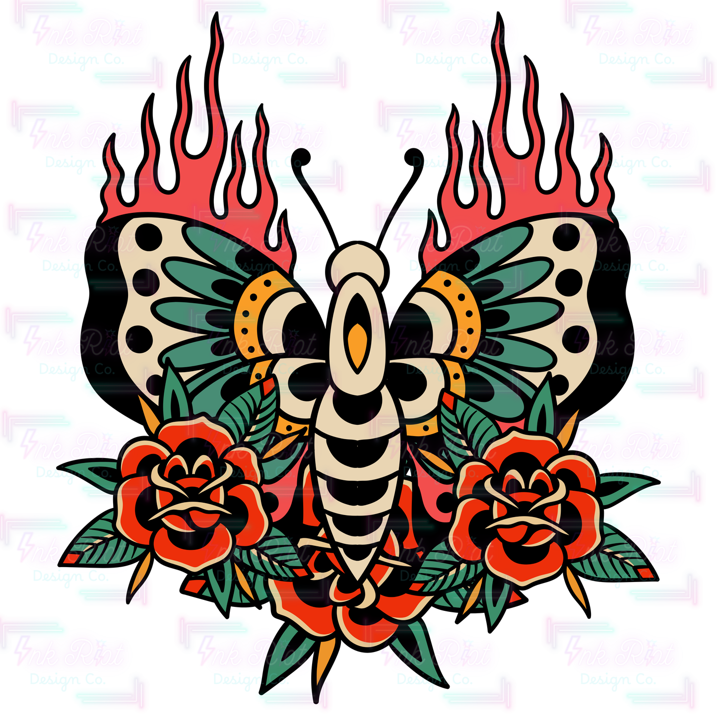 Butterfly Flames PNG