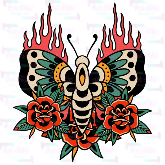 Butterfly Flames PNG