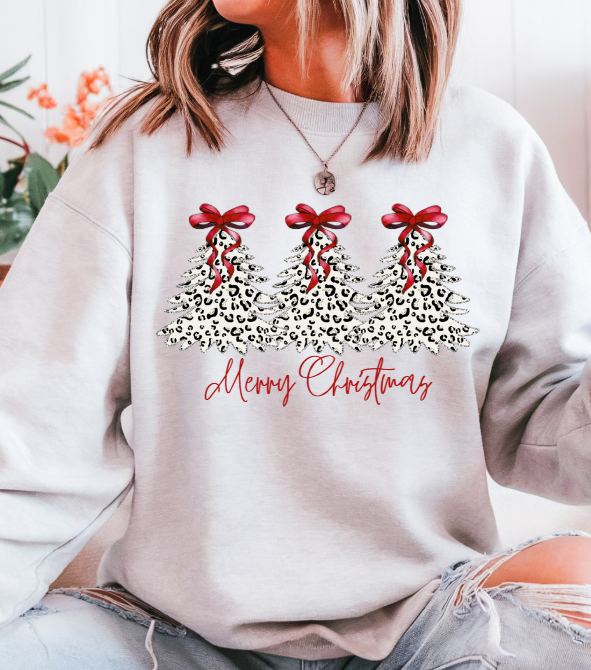 Merry Christmas Leopard Trees