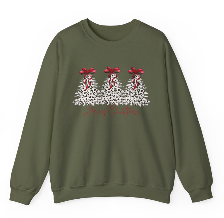 Merry Christmas Leopard Trees