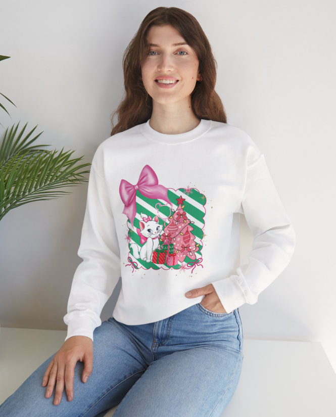 Christmas Cat & Bows