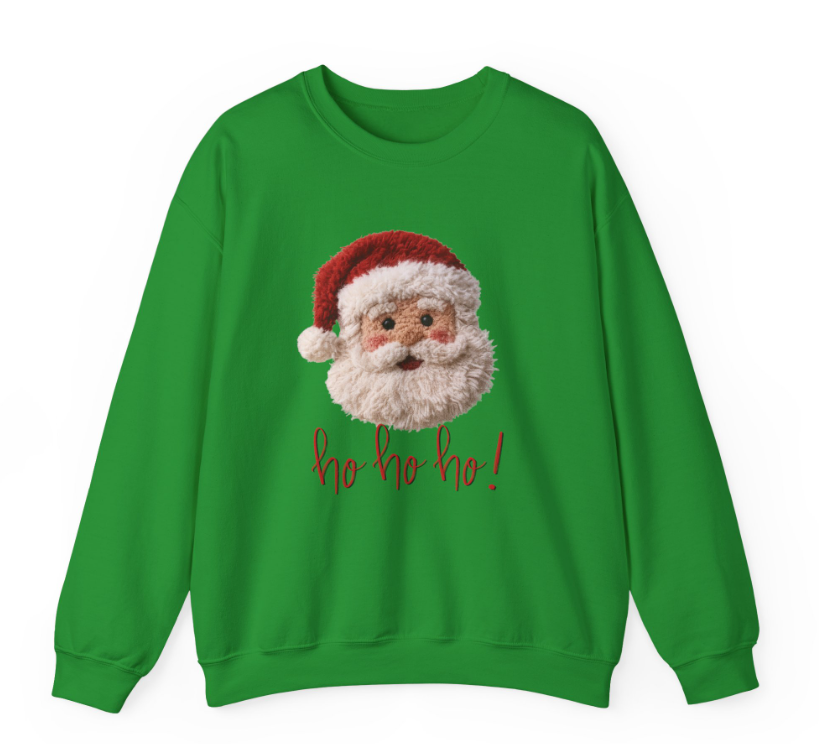 Faux Yarn Santa - Ho Ho Ho