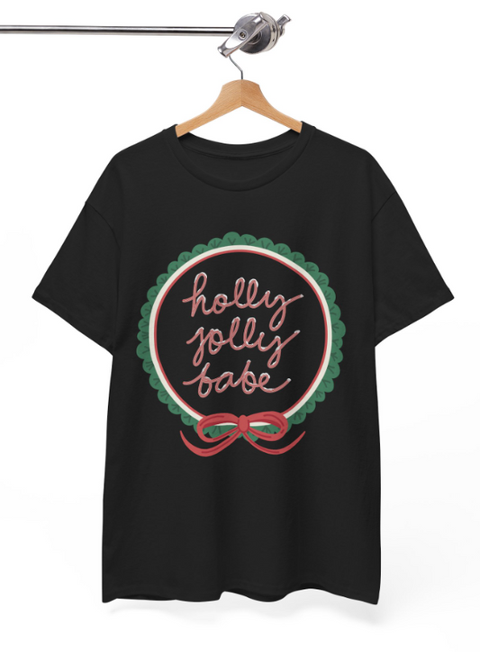 Holly Jolly Babe Wreath