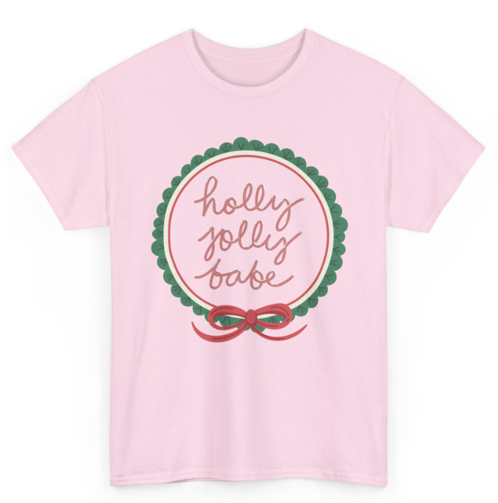 Holly Jolly Babe Wreath