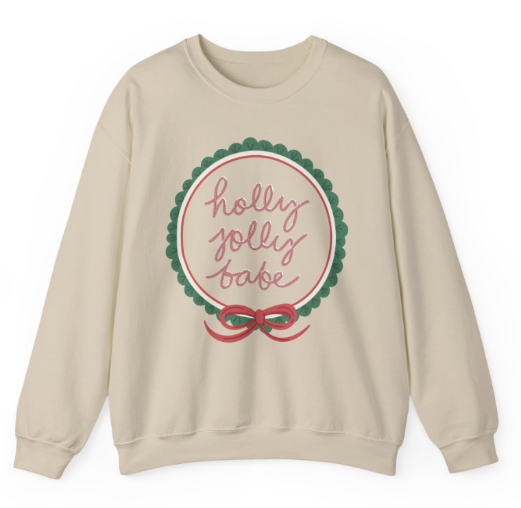 Holly Jolly Babe Wreath