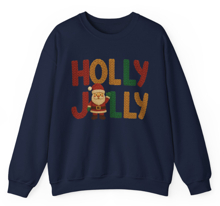 Faux Stitch Classic Holly Jolly
