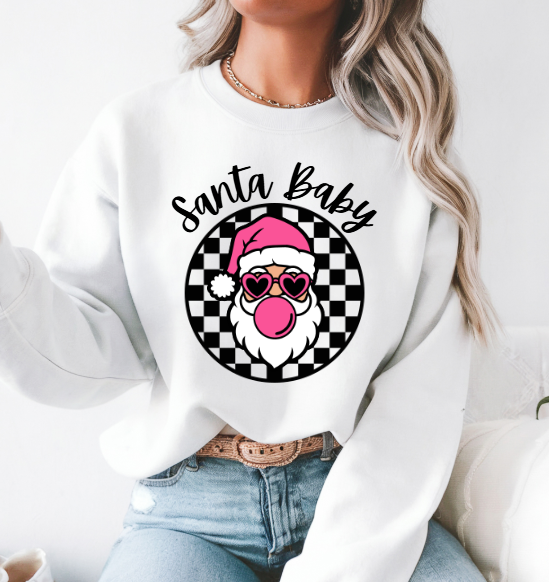 Checkered Santa Baby