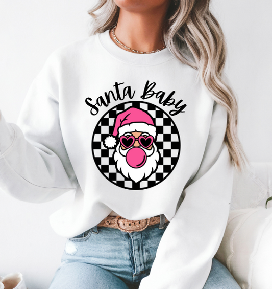Checkered Santa Baby