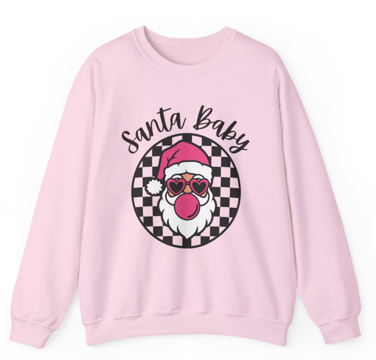 Checkered Santa Baby
