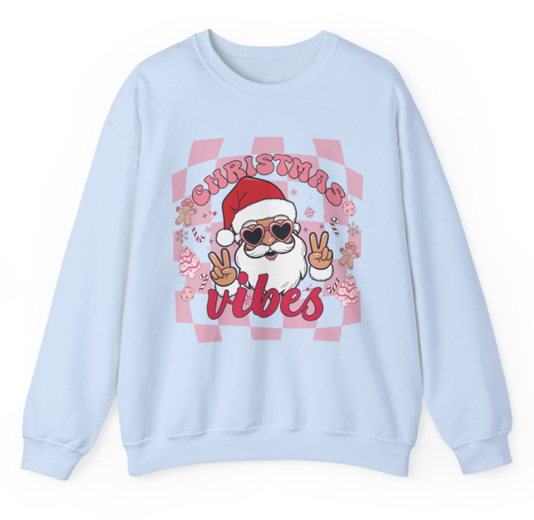 Pink Checkered Christmas Vibes