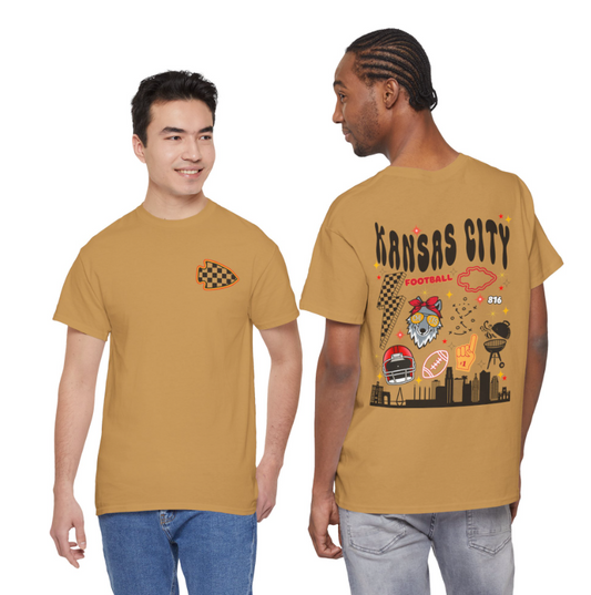 Kansas City Football Skyline