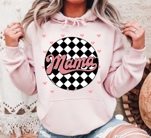 Checker & Hearts Mama