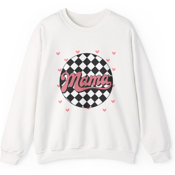 Checker & Hearts Mama