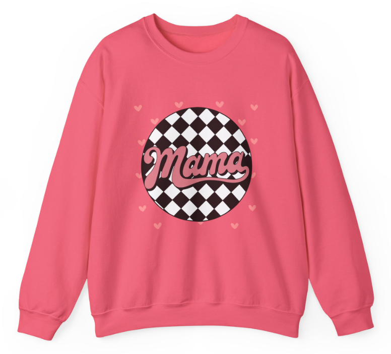 Checker & Hearts Mama