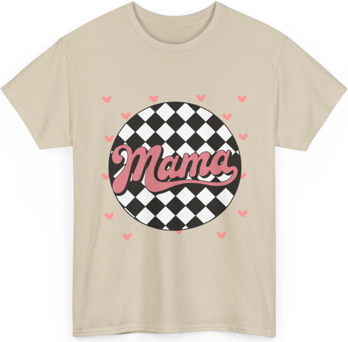 Checker & Hearts Mama