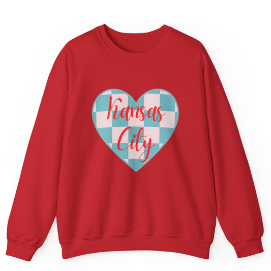 Kansas City Checkered Heart