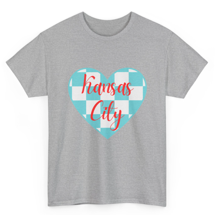 Kansas City Checkered Heart