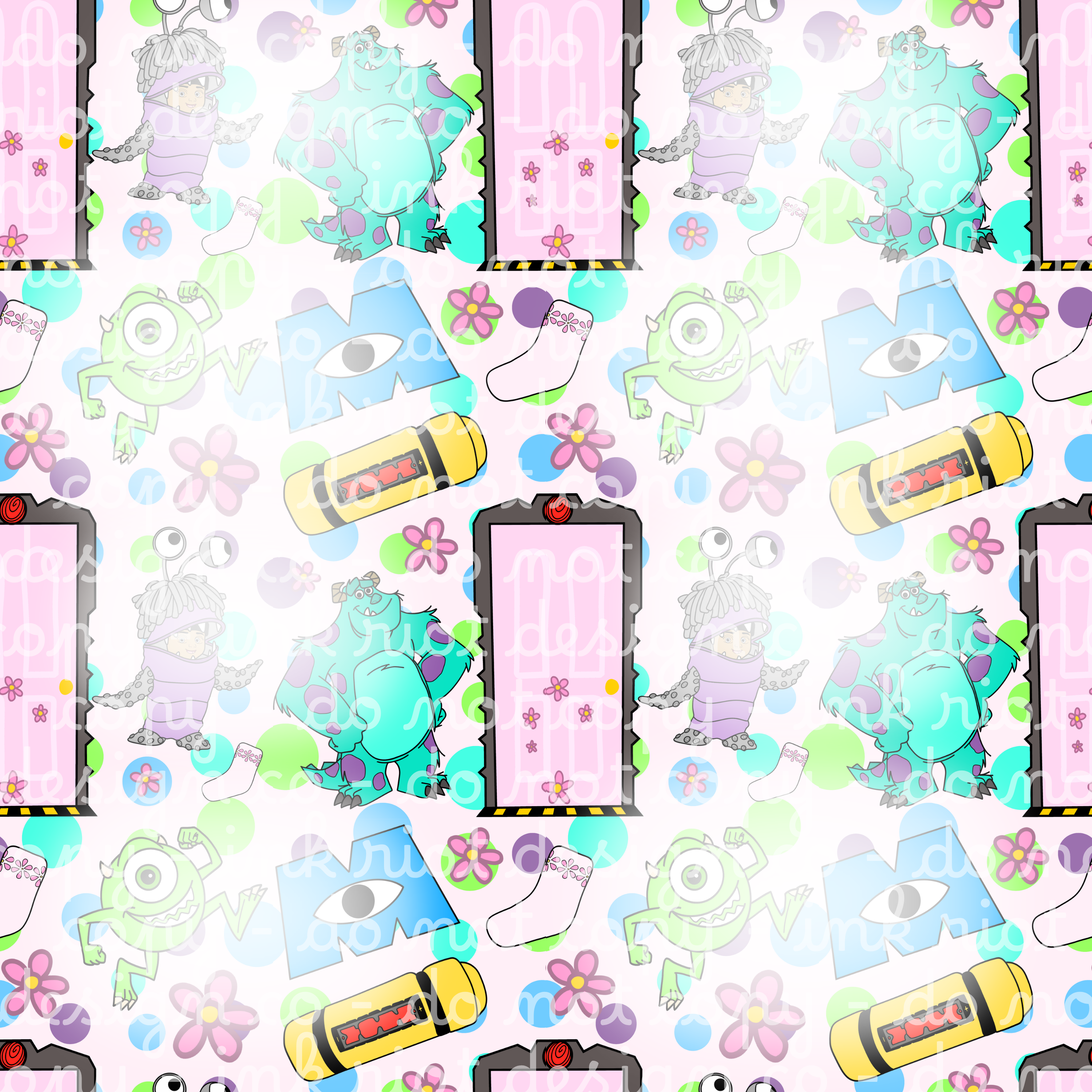 Monsters Seamless – Ink Riot Design Co.