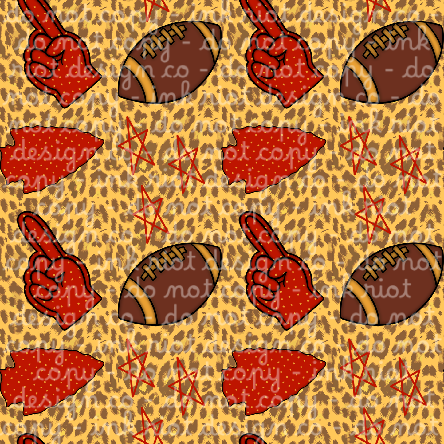Cheetah Arrowhead Seamless