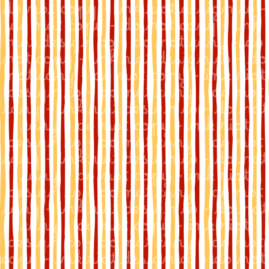 Red & Gold Stripes Seamless