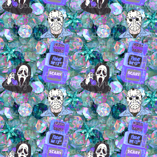 Scary Movies Sequins Seamless