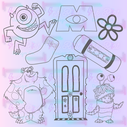 Monsters Stamp Set - PROCREATE ONLY