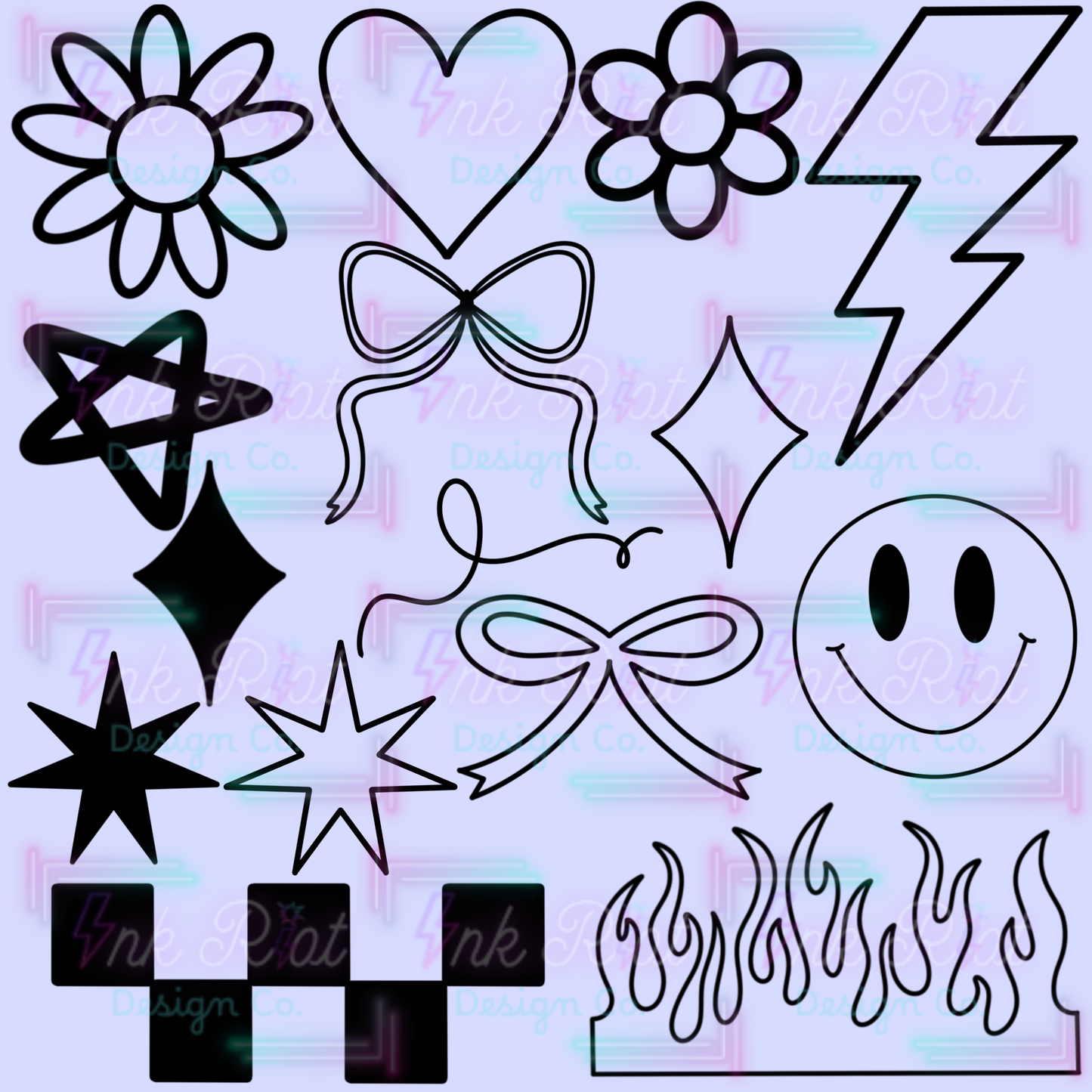 Fillers Stamp Set - PROCREATE ONLY