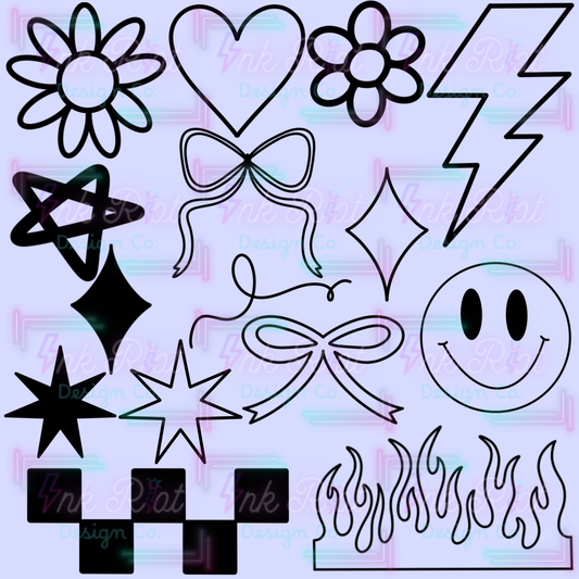 Fillers Stamp Set - PROCREATE ONLY