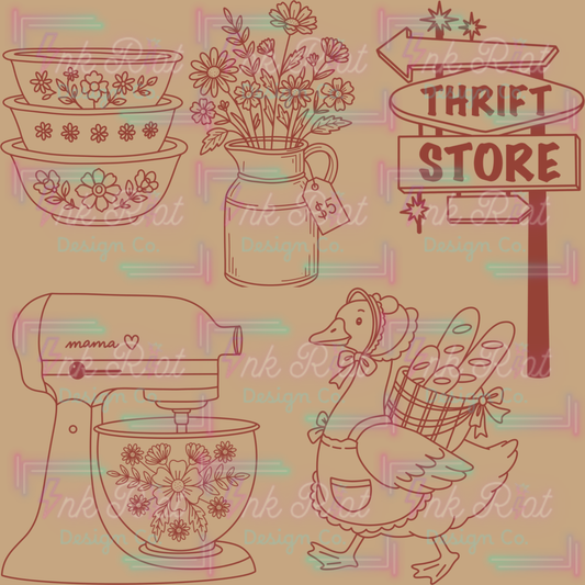 PTHD x IRDC T,P&O-C Stamp Set - PROCREATE ONLY