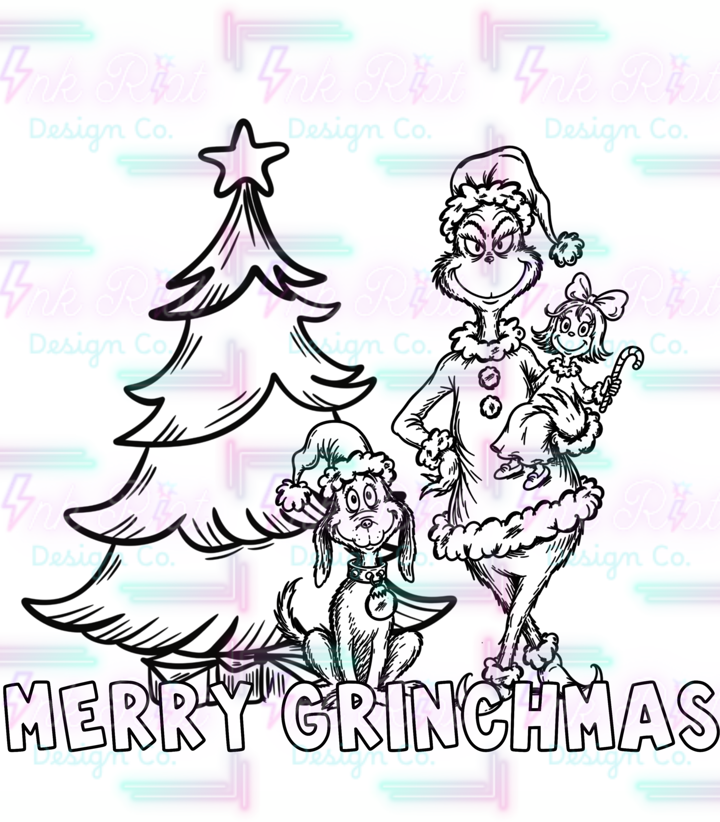 Merry Grrrrmas Colorable PNG - EXCLUSIVE - NO CODES