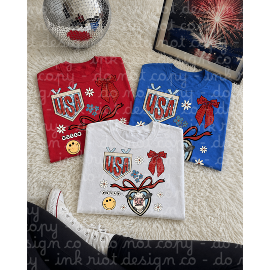 Red, White & Blue Moo
