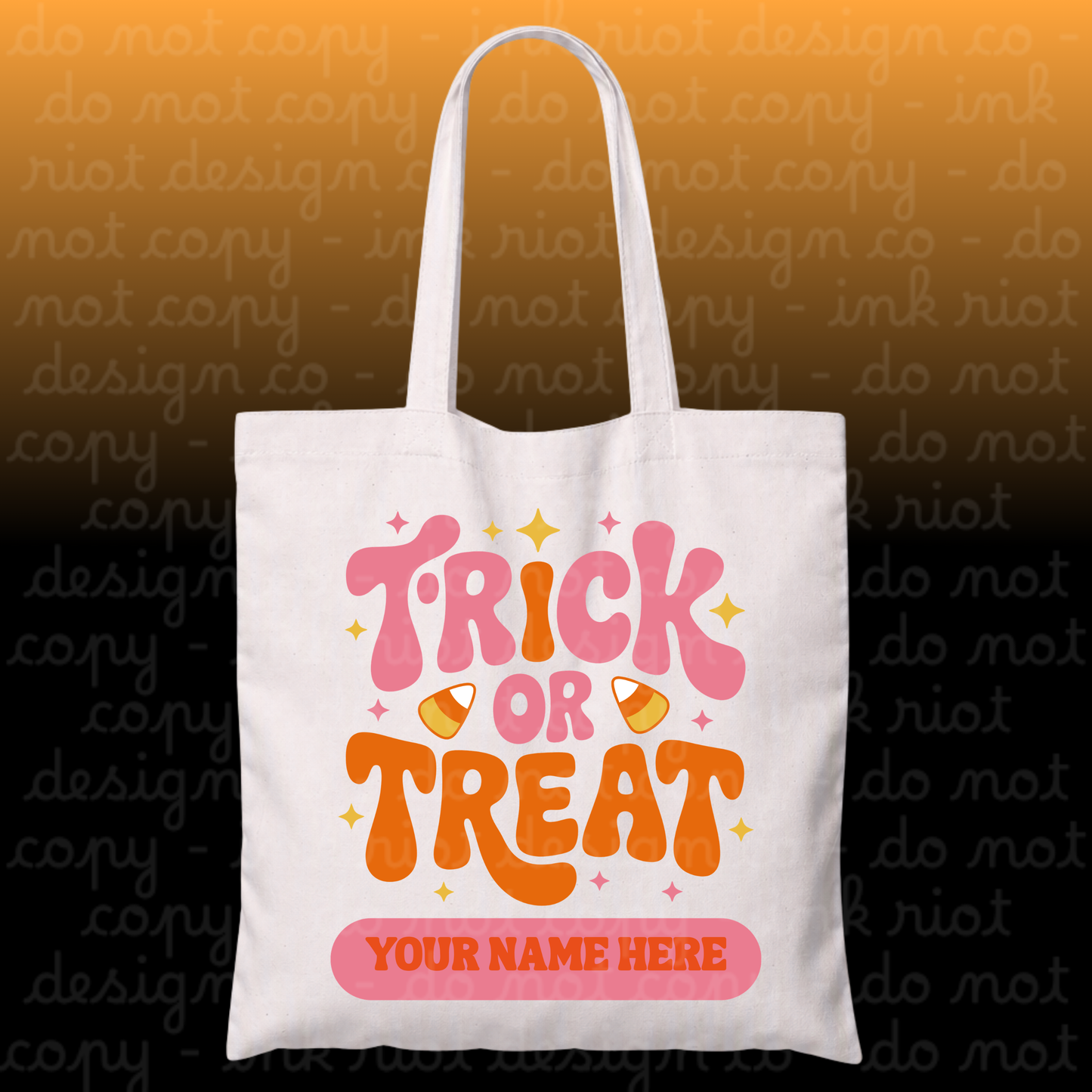 Customized Reusable Trick or Treat Bag 3
