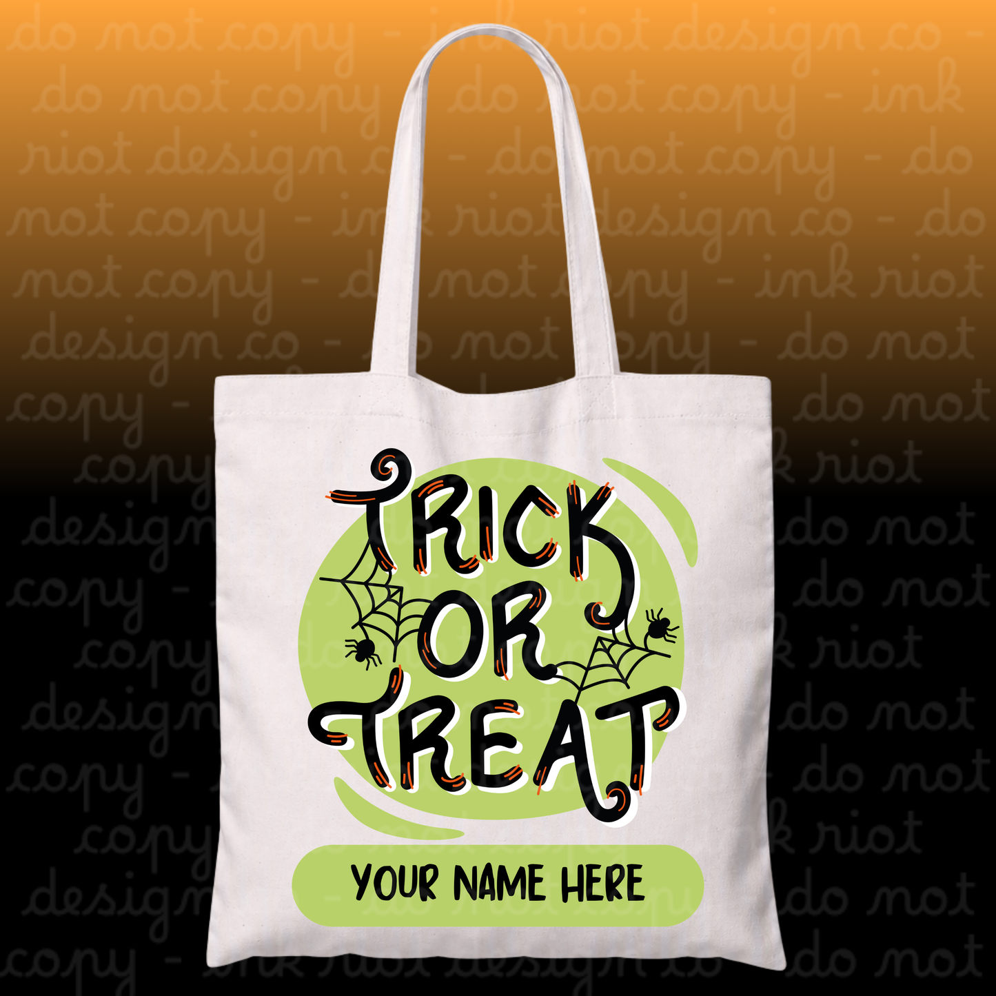 Customized Reusable Trick or Treat Bag 5