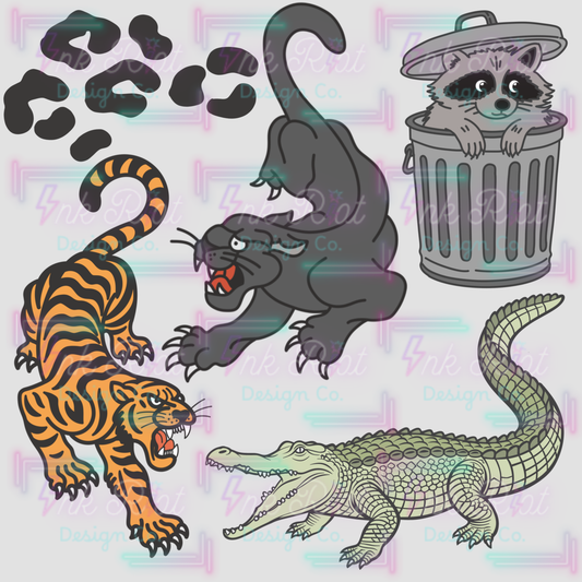 Feral Clipart Bundle - COMMERCIAL USE ONLY