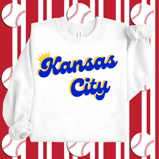 Blue & Gold Kansas City w/ Crown