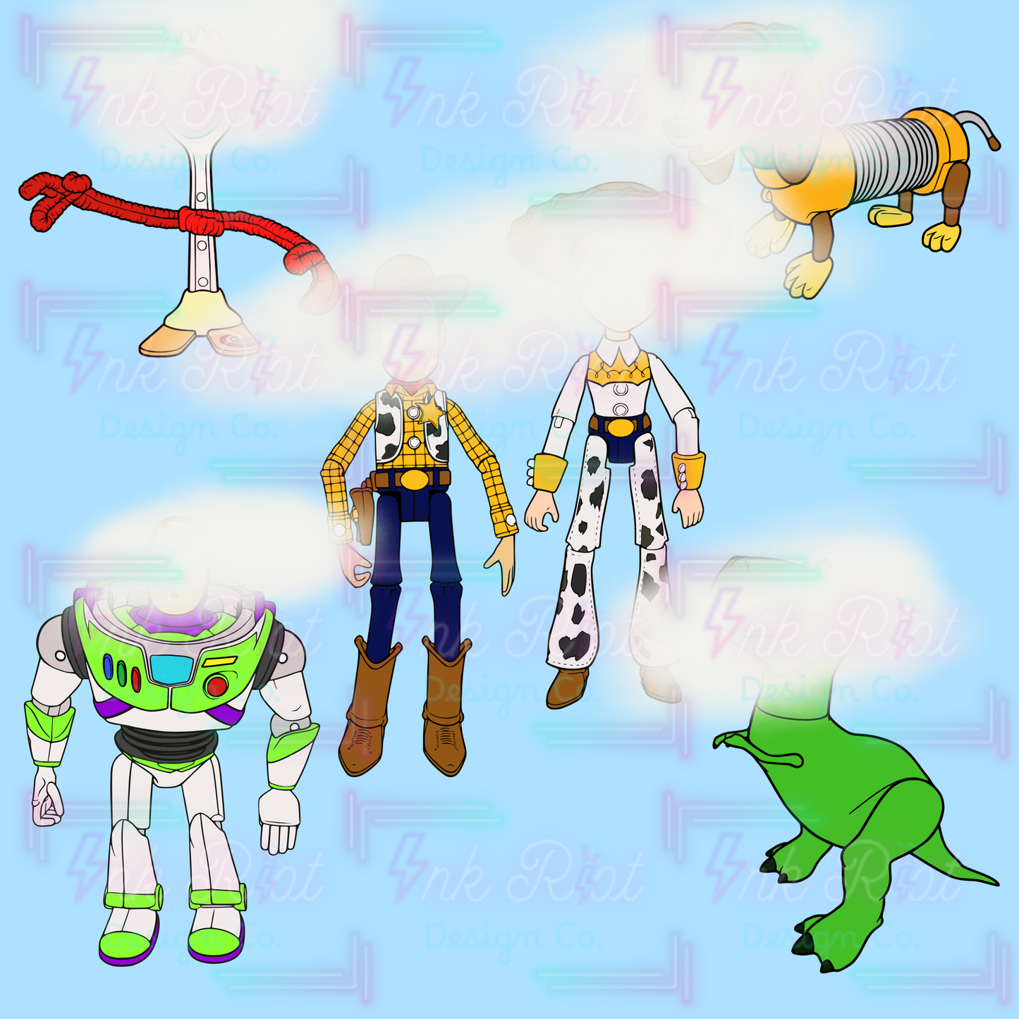 Toy Friends Clipart Bundle - COMMERCIAL USE ONLY