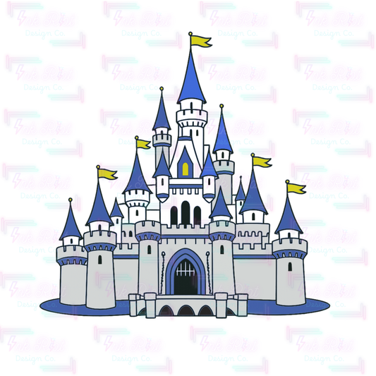 Castle Clipart - COMMERCIAL USE ONLY