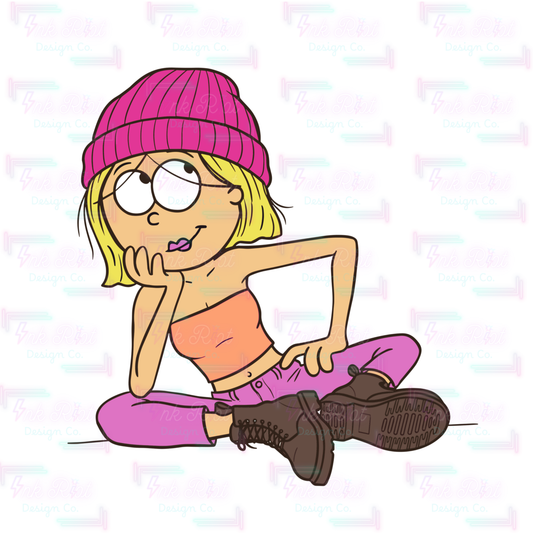 Pink & Orange LM Clipart - COMMERCIAL USE ONLY