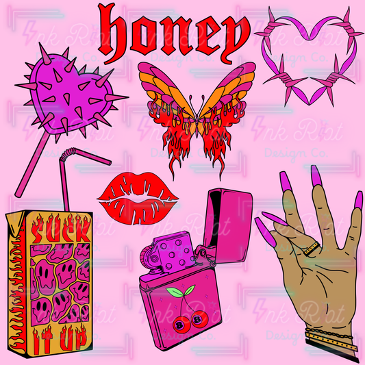 Edgy Queen Clipart Bundle - COMMERCIAL USE ONLY