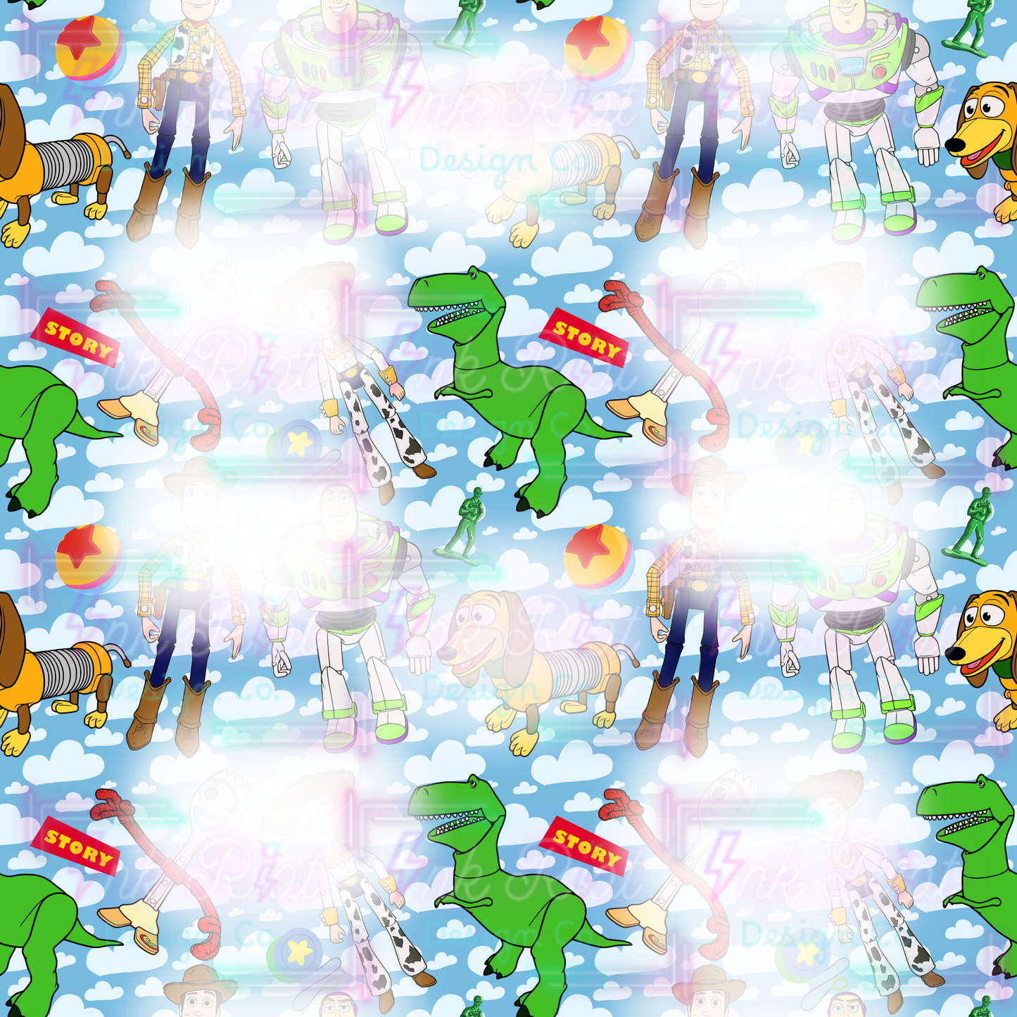 Toy Friends Seamless